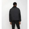 Gecă matlasată din nylon cu blană de oaie Gecă matlasată din nylon cu blană de oaie