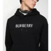 Hanorac cu glugă din bumbac cu logo Hanorac cu glugă din bumbac cu logo