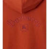 Hanorac cu glugă și fermoar din bumbac cu logo gotic