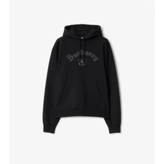Hanorac din bumbac cu logo gotic Hanorac din bumbac cu logo gotic