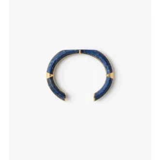 Inel cu manșetă goală din lapis lazuli Inel cu manșetă goală din lapis lazuli