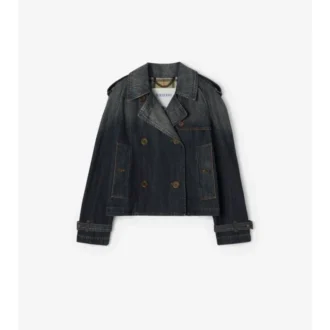 Jachetă cropped din denim Mayfair Trench
