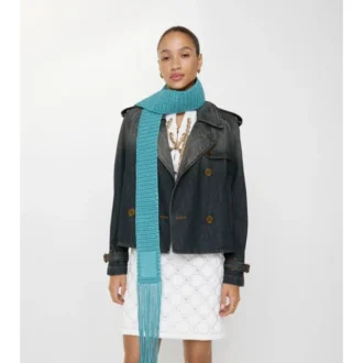 Jachetă cropped din denim Mayfair Trench