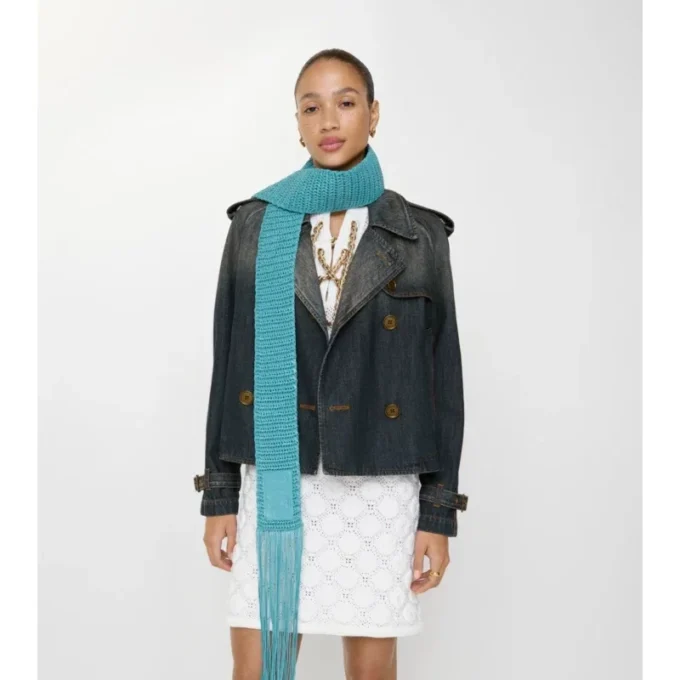 Jachetă cropped din denim Mayfair Trench Jachetă cropped din denim Mayfair Trench