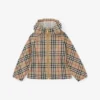Jachetă cu glugă din bumbac Vintage Check Jachetă cu glugă din bumbac Vintage Check