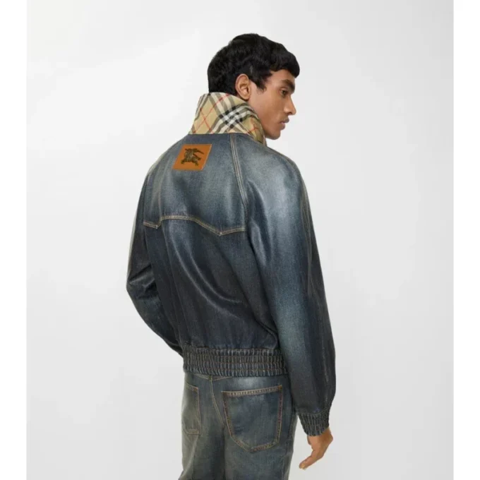 Jachetă din denim acoperit