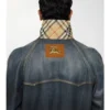 Jachetă din denim acoperit