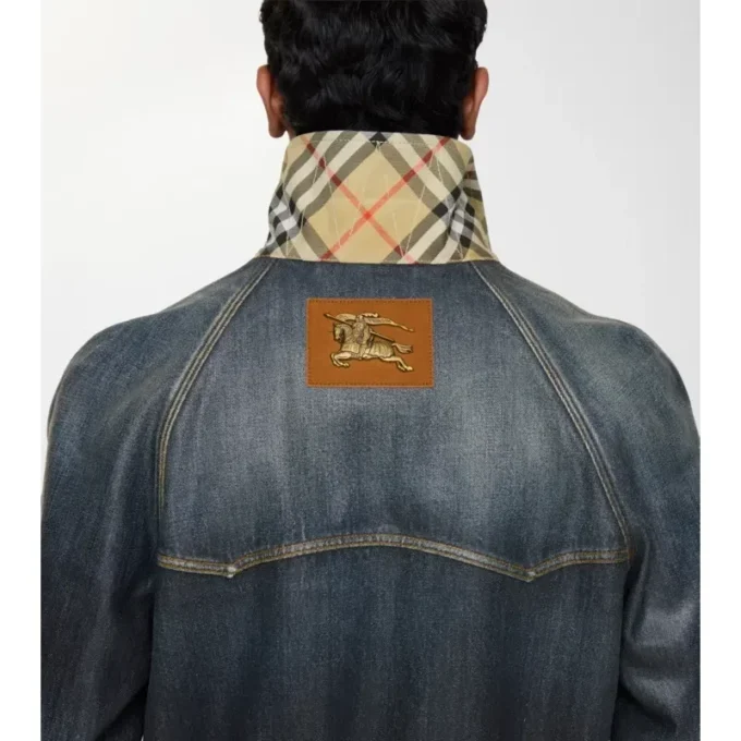 Jachetă din denim acoperit
