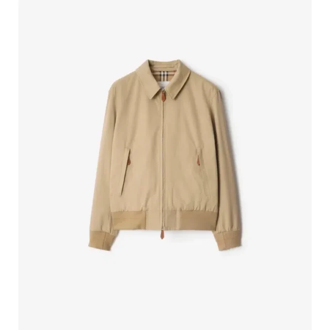 Jachetă Harrington din gabardină Jachetă Harrington din gabardină