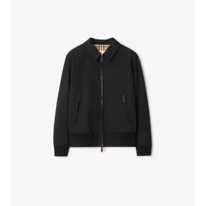 Jachetă Harrington din gabardină Jachetă Harrington din gabardină