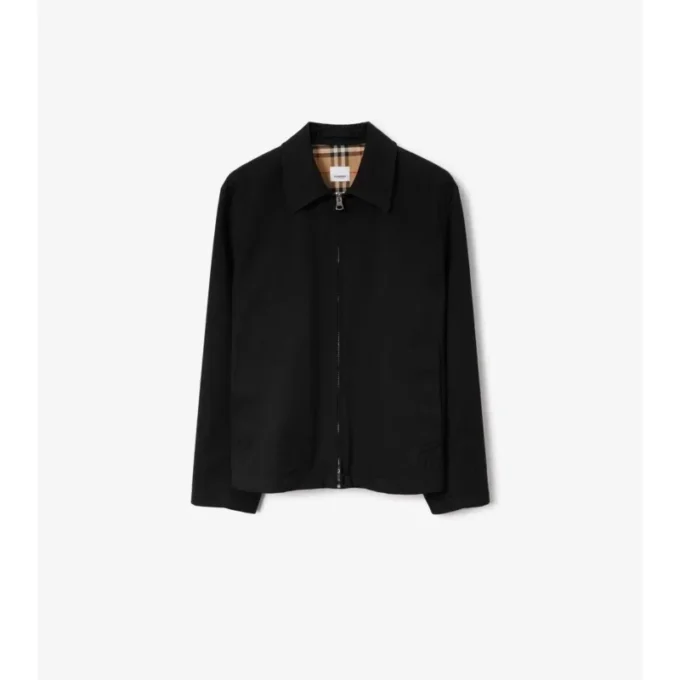 Jachetă Harrington din gabardină Jachetă Harrington din gabardină