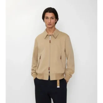 Jachetă Harrington din gabardină Jachetă Harrington din gabardină