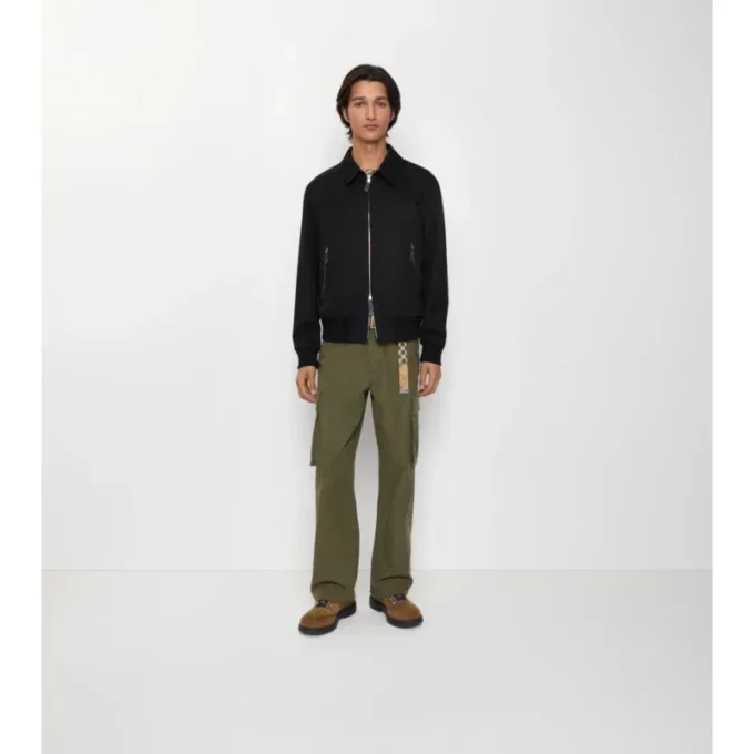 Jachetă Harrington din gabardină Jachetă Harrington din gabardină