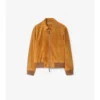 Jachetă Harrington din piele de căprioară Jachetă Harrington din piele de căprioară
