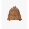 Jachetă Harrington din velur cu carouri Jachetă Harrington din velur cu carouri