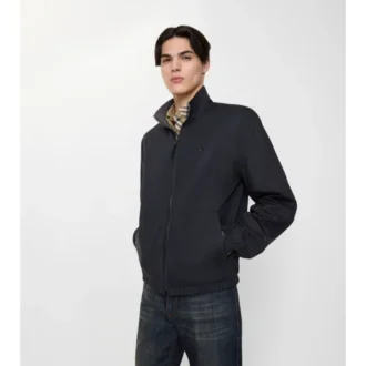 Jachetă Harrington reversibilă din bumbac