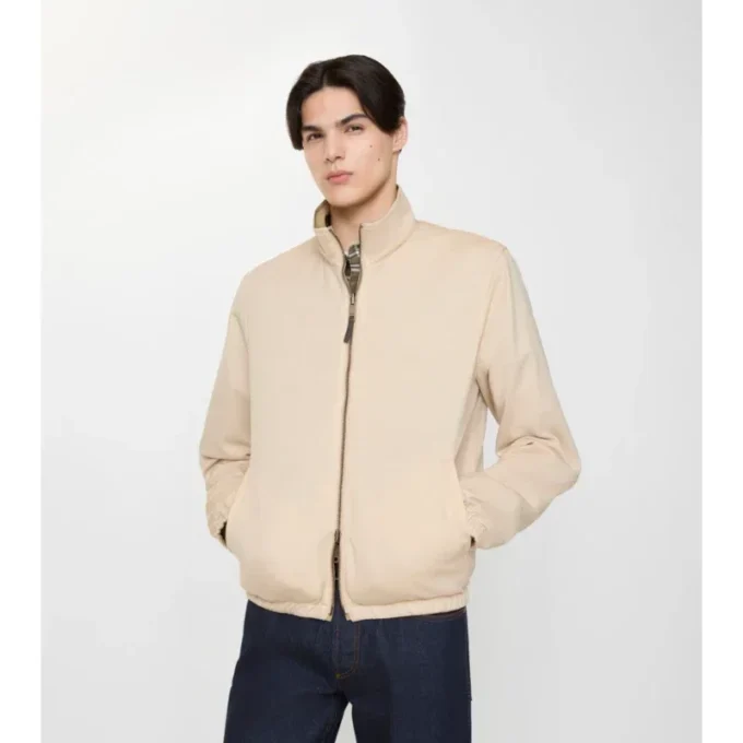 Jachetă Harrington reversibilă din bumbac