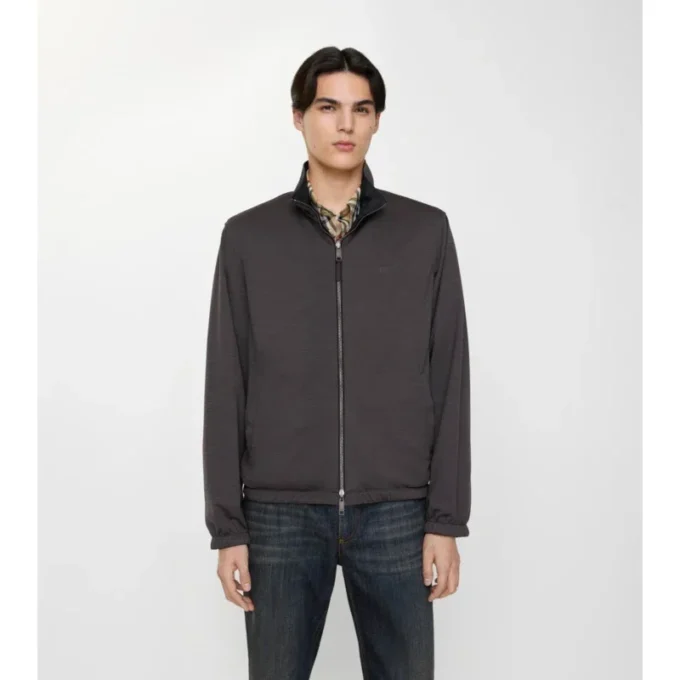 Jachetă Harrington reversibilă din bumbac