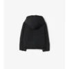 Jachetă reversibilă cu glugă din fleece cu imprimeu în carouri Jachetă reversibilă cu glugă din fleece cu imprimeu în carouri