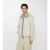 Jachetă reversibilă cu glugă și model în carouri Jachetă reversibilă cu glugă și model în carouri