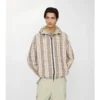 Jachetă reversibilă cu glugă și model în carouri Jachetă reversibilă cu glugă și model în carouri
