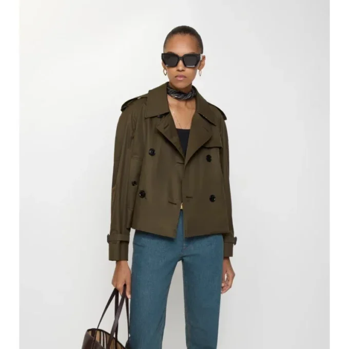 Jachetă scurtă Mayfair din Tropical Gabardine Jachetă scurtă Mayfair din Tropical Gabardine