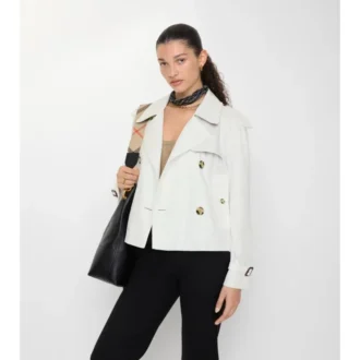 Jachetă scurtă Mayfair din Tropical Gabardine Jachetă scurtă Mayfair din Tropical Gabardine