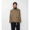Jachetă scurtă tip trench din Gabardine Jachetă scurtă tip trench din Gabardine