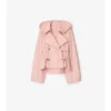 Jachetă trench cu glugă din Tropical Gabardine Jachetă trench cu glugă din Tropical Gabardine