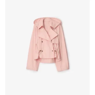 Jachetă trench cu glugă din Tropical Gabardine