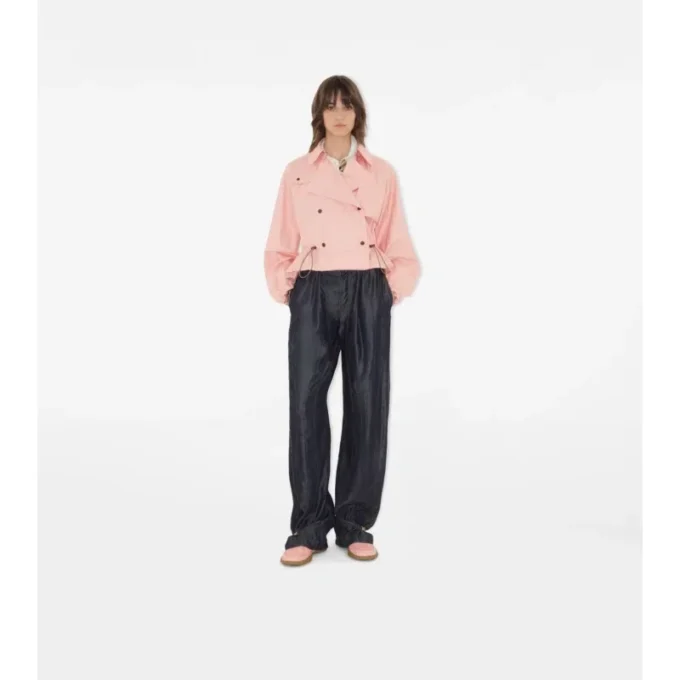 Jachetă trench cu glugă din Tropical Gabardine Jachetă trench cu glugă din Tropical Gabardine