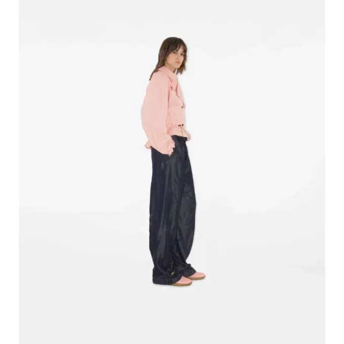 Jachetă trench cu glugă din Tropical Gabardine Jachetă trench cu glugă din Tropical Gabardine