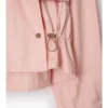Jachetă trench cu glugă din Tropical Gabardine Jachetă trench cu glugă din Tropical Gabardine