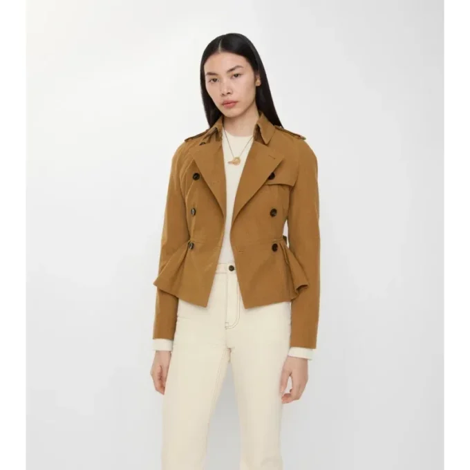 Jachetă trench Isabella din bumbac Jachetă trench Isabella din bumbac