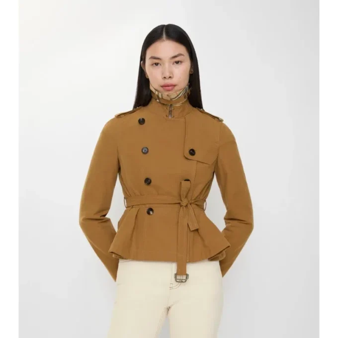 Jachetă trench Isabella din bumbac Jachetă trench Isabella din bumbac
