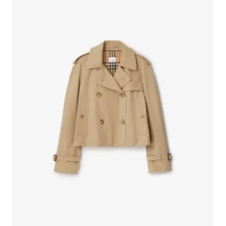 Jachetă trench Mayfair scurtă din Gabardine
