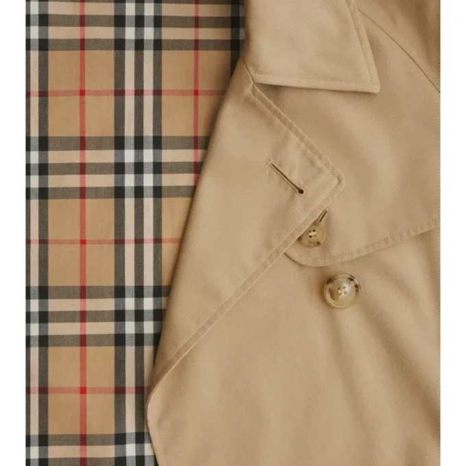 Jachetă trench Mayfair scurtă din Gabardine Jachetă trench Mayfair scurtă din Gabardine