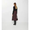 Kilt midi din amestec de lână cu model în carouri Kilt midi din amestec de lână cu model în carouri