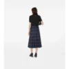 Kilt midi din lână cu model în carouri Kilt midi din lână cu model în carouri