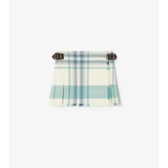 Mini kilt din amestec de viscoză cu model în carouri