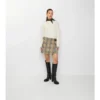 Mini kilt din lână cu model în carouri Mini kilt din lână cu model în carouri