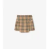 Mini kilt din lână plisată cu model în carouri Mini kilt din lână plisată cu model în carouri