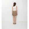 Mini kilt din lână plisată cu model în carouri Mini kilt din lână plisată cu model în carouri