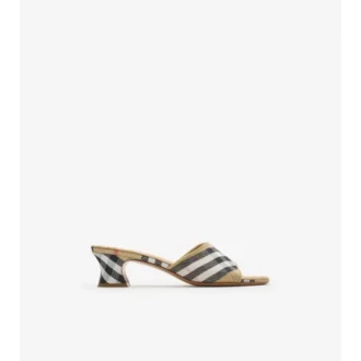Mule Sloane cu model în carouri 