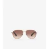 Ochelari de soare Aviator cu ramă metalică
