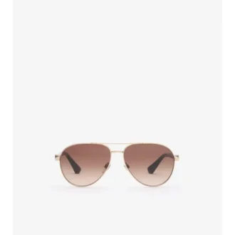 Ochelari de soare Aviator cu ramă metalică