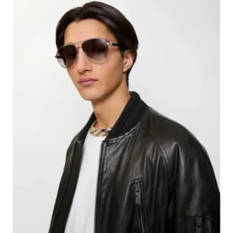 Ochelari de soare Aviator cu ramă metalică