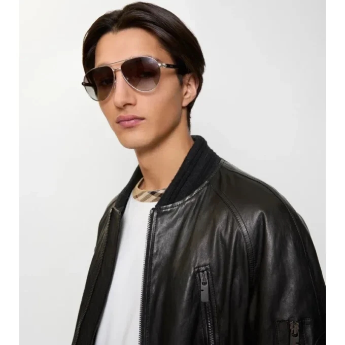 Ochelari de soare Aviator cu ramă metalică