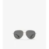 Ochelari de soare Aviator cu rame metalice în carouri