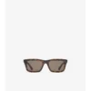 Ochelari de soare dreptunghiulari cu logo Ochelari de soare dreptunghiulari cu logo